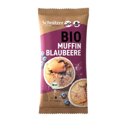 Schitzer Muffin ai Mirtilli Biologici Senza Glutine